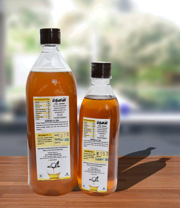 100% pure chemical free cold pressed gingerly oil in Madurai